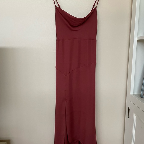 Express rust midi Dress - Picture 1 of 4